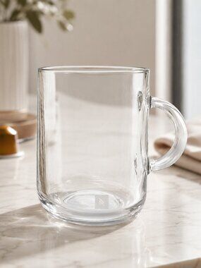 1 New Nespresso Vertuo Glass Cup Mag W Handle NIB